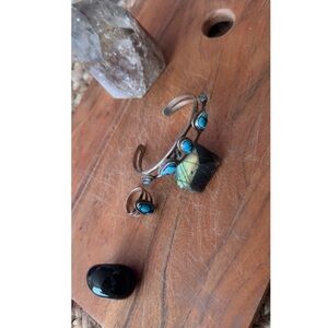Turquoise and Sterling Women's Jewelry Set